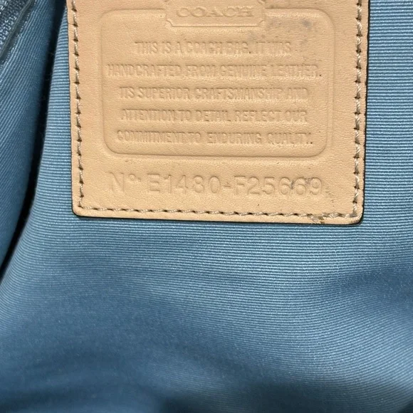 Vintage Coach Leather Peyton Jordan Double Zip Satchel. - Picture 9 of 16